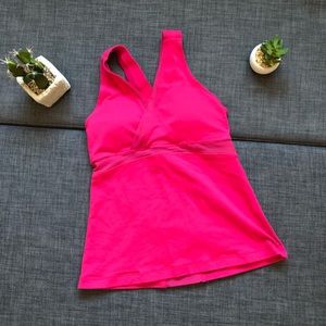 Pink Lululemon Exercise Top